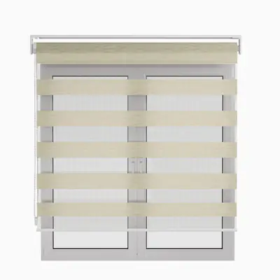 Persiana Double Vision Bege - 1,20m x 1,50m