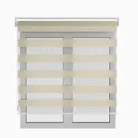 Persiana Double Vision Bege - 1,50m x 1,20m