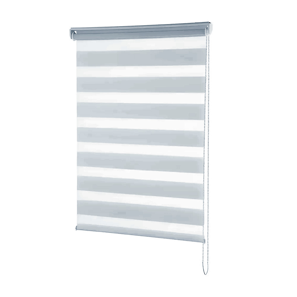 Foto: Persiana Double Vision Cinza - 1,30m x 1,30m