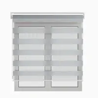 Persiana Double Vision Cinza - 2,20m x 2,20m