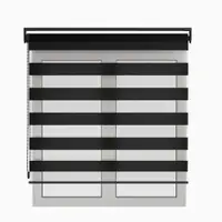 Persiana Double Vision Preta - 1,40m x 1,40m