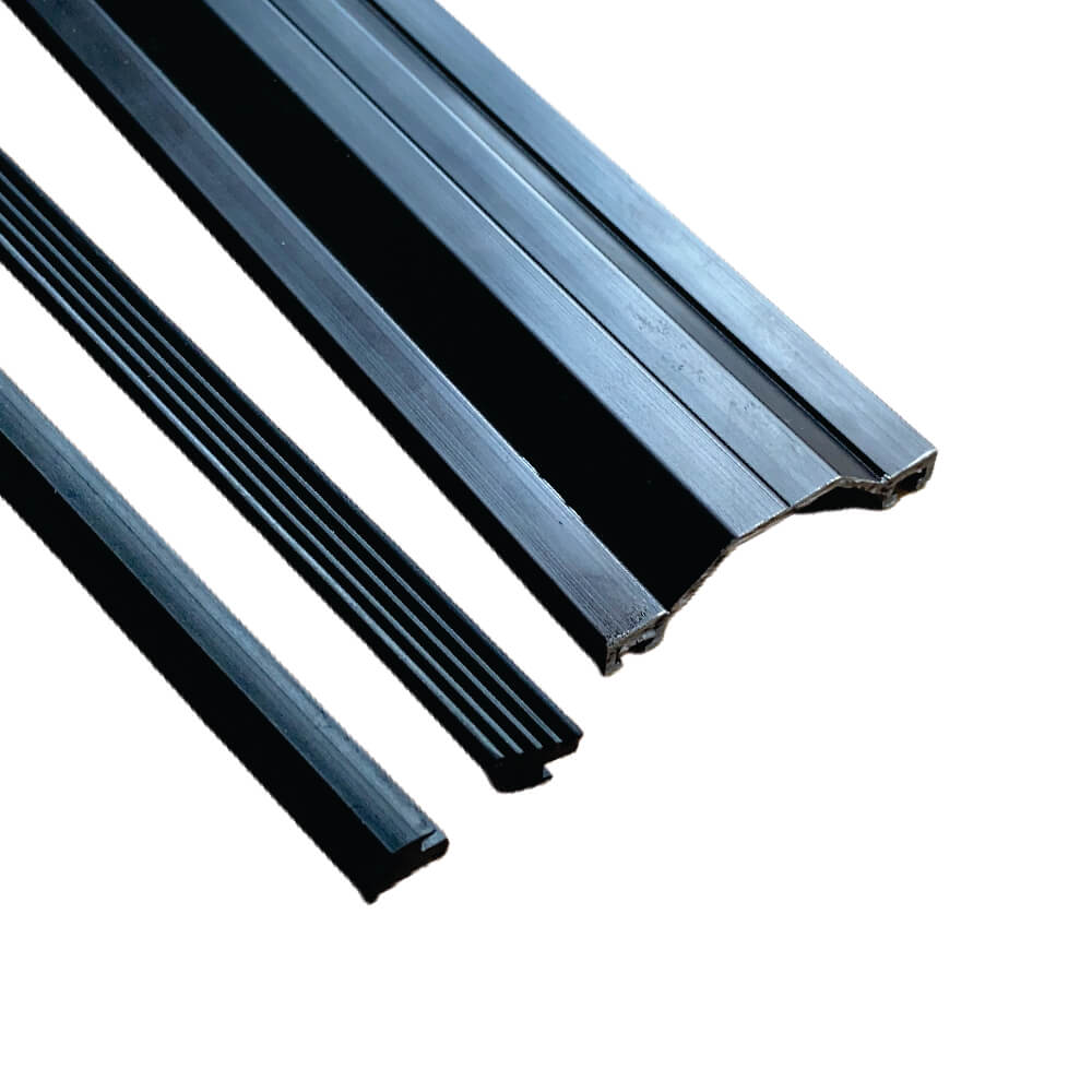 Perfil Trapezio Bronze - 6,00m + 12m de gaxeta epdm