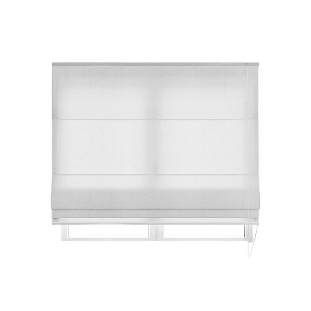 Persiana Romana Translucida Branca - 2,40m x 1,40m