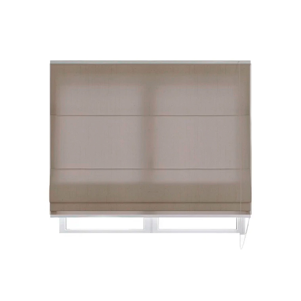 Persiana Romana Translucida Marrom - 2,40m x 1,40m