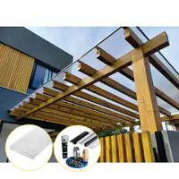 Kit Policarbonato Cristal 6mm 12,00m x 4,00m - Perfis Naturais