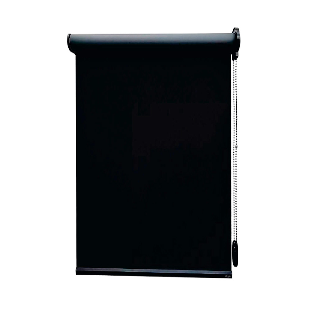 Persiana Rolo Blackout Pinpoint Preta - 1,20m x 2,00m