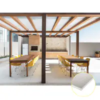 Kit Policarbonato Branco Refletivo 6mm 6,00m x 1,00m - Perfis Naturais