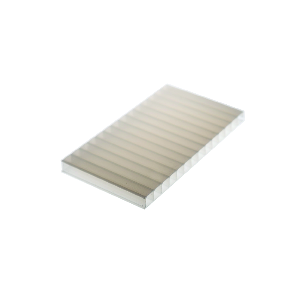 Chapa de Policarbonato Alveolar Branco Refletivo 10mm - 2,10m x 6,00m - Importada
