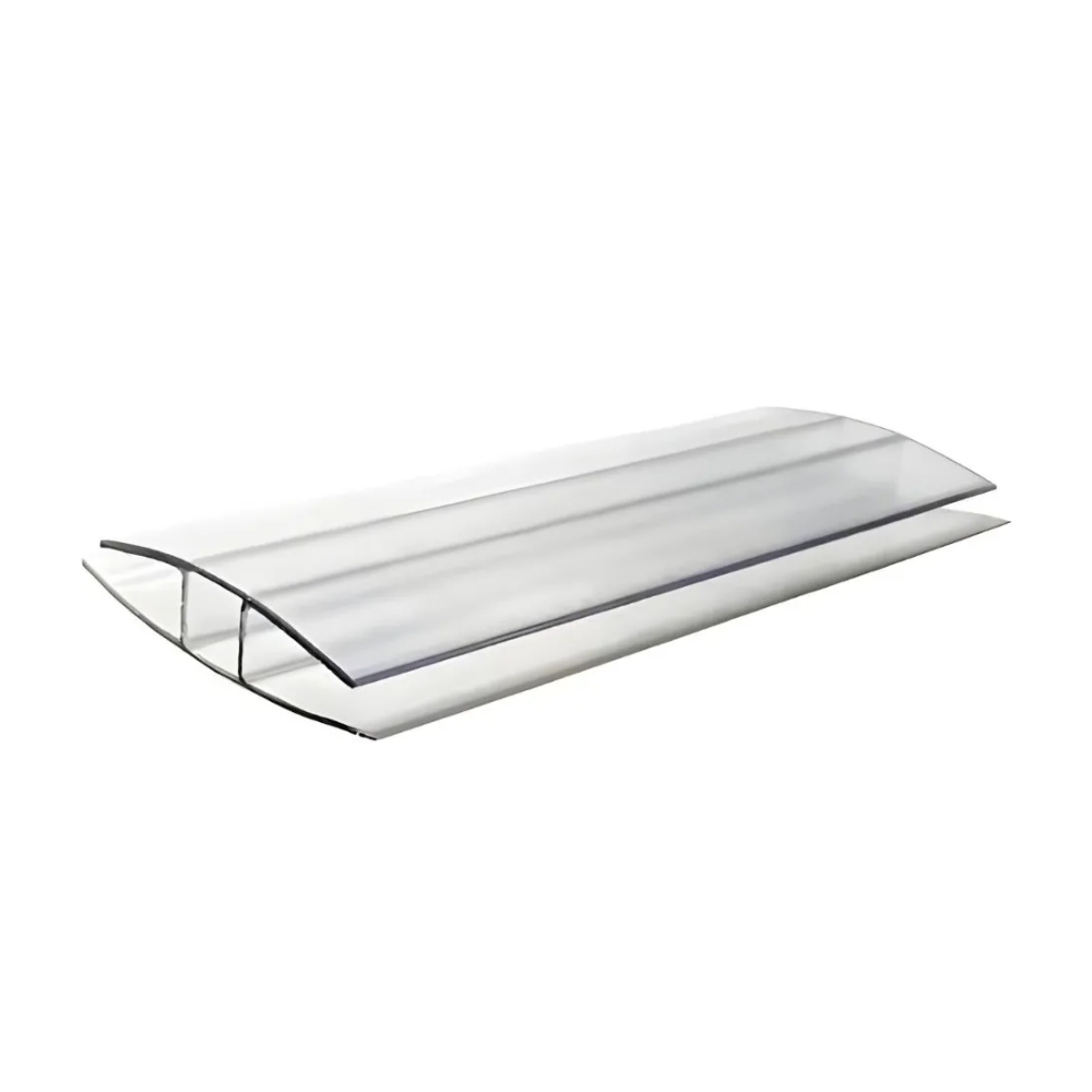 Perfil H de emenda - 4/6mm - 6,00m - cortado c/ 3m p/ envio