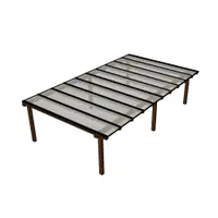 Kit Policarbonato Cristal 6mm 7,00m X 4,00m - Perfis Naturais
