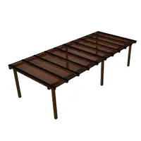 kit Policarbonato Bronze 6mm 5,00m x 3,00m - Perfis Naturais