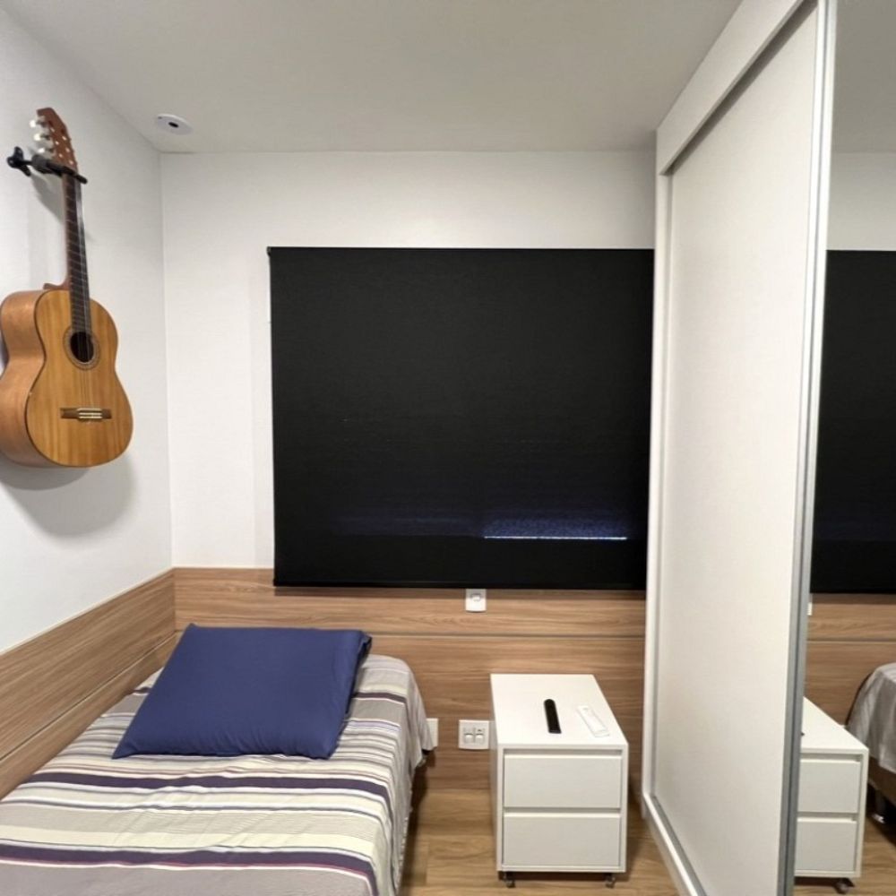 Foto: Persiana Rolo Urban Translucida Preta - valor m2