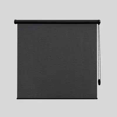 Persiana Rolo Tela Solar 3% Preto - 1,00m x 1,20m Pronta Entrega
