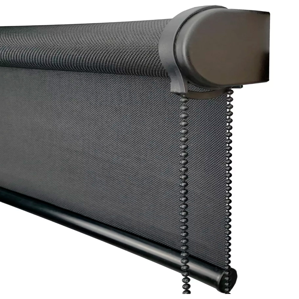 Foto: Persiana Rolo Screen 3% Preto - 1,10m x 1,20m