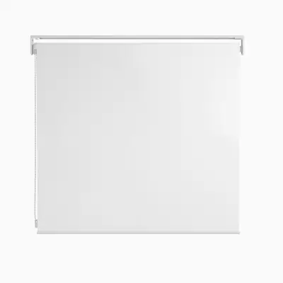 Persiana Rolo Blackout Branca Napolis - 1,12m x 1,26m
