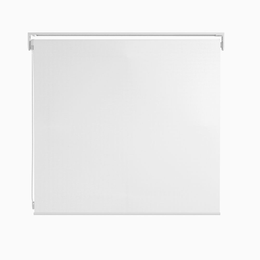 Persiana Rolo Blackout Branco Napolis - 1,27m x 1,20m