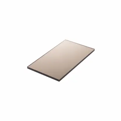 Chapa de Policarbonato Compacto Bronze 3mm - 2,05m x 3,00m - Lexan SABIC