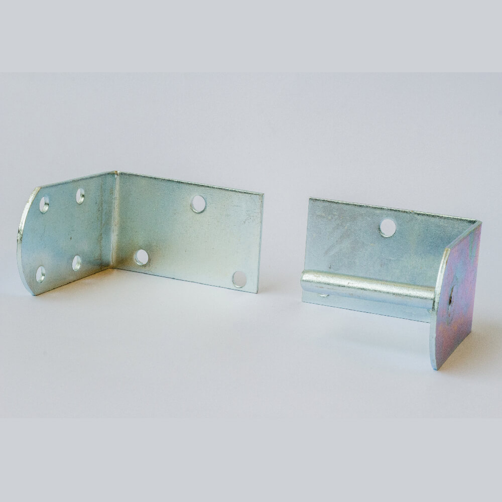 Foto: Mancal de aço zincado p/ redutor ( par )