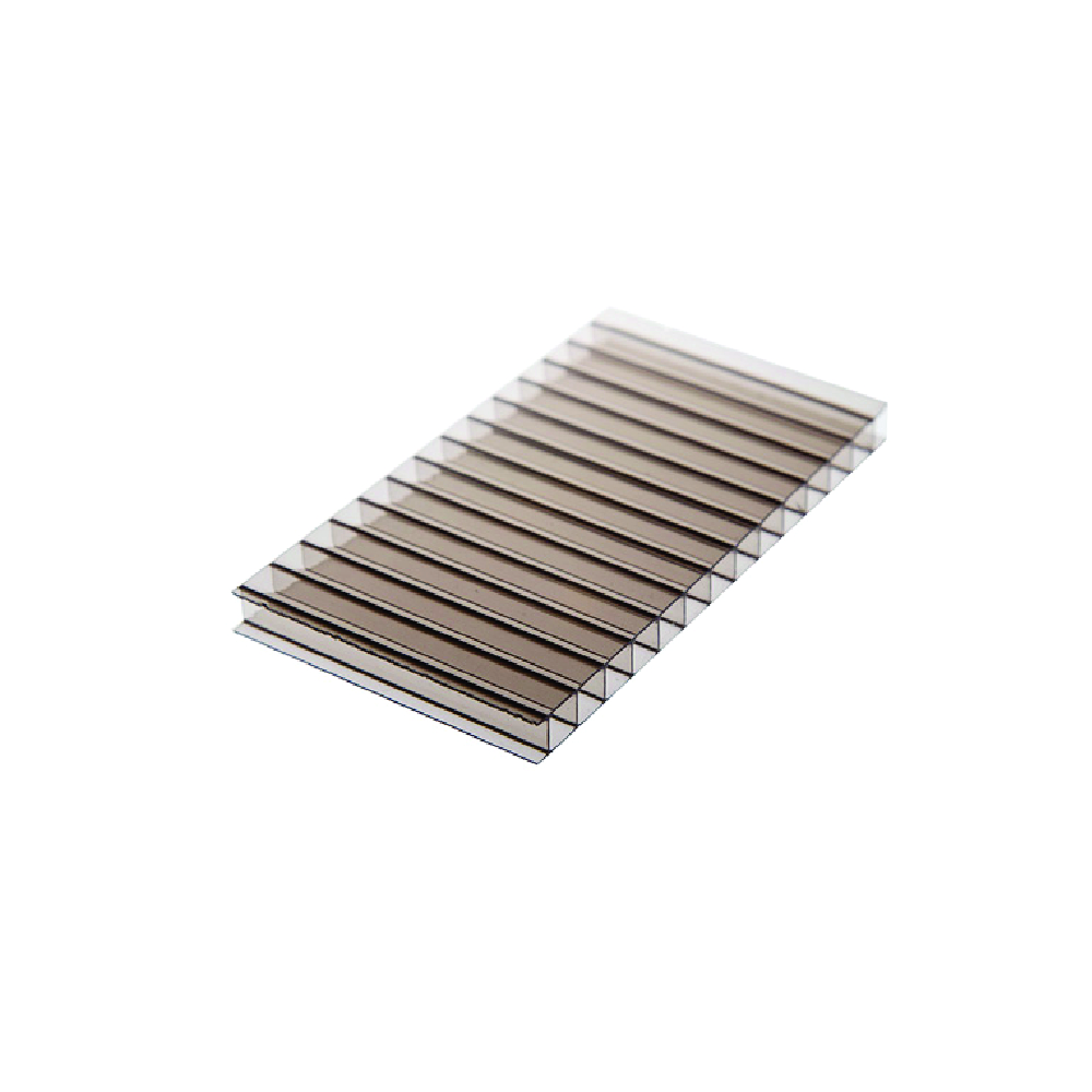 Foto: Chapa de Policarbonato Alveolar Bronze 4mm - 1,05m x 1,00m  - Importado
