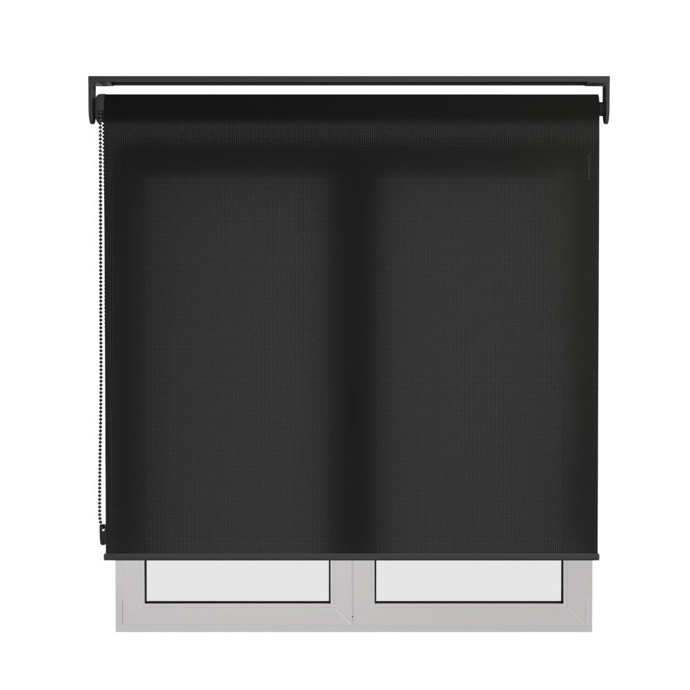 Foto: Persiana Rolo Tela Solar  1% Preto - valor m2