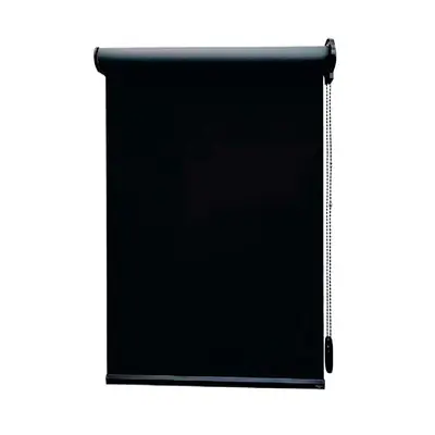 Persiana Rolo Blackout Pinpoint Preta - 1,80m x 1,20m Pronta Entrega