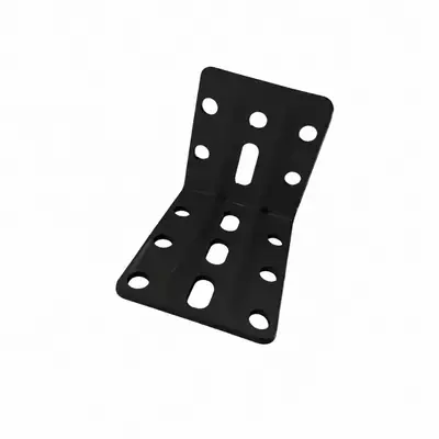 Foto: suporte L preto - 5x5 p/ instalação teto persiana