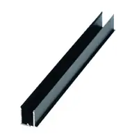 Perfil U 4mm Bronze - 1,00m