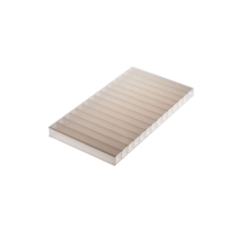 Chapa de Policarbonato Alveolar Branco Refletivo 6mm - 2,10m x 6,00m - Importado