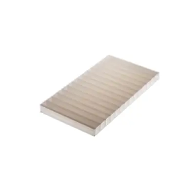 Chapa de Policarbonato Alveolar Branco Refletivo 6mm - 2,10m x 6,00m - Polygal